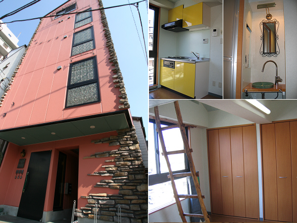 自宅と賃貸物件ビルの新築施工事例写真